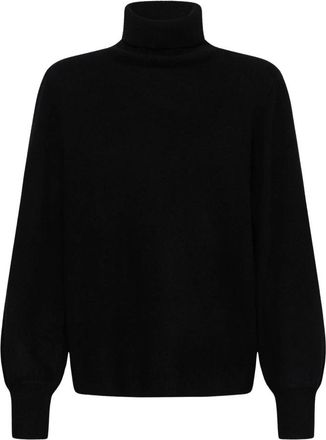 MY ESSENTIAL WARDROBE Gebreide kleding - Dames - Coltruien - Zwart - S - Truien & Vesten