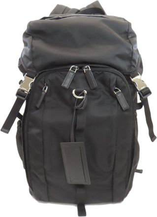 Prada Black Nylon Backpack (Pre-Owned)