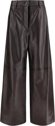 P.A.R.O.S.H. Mujer, Pantalones, Marr&oacute;n, Talla: M