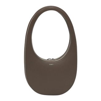 Coperni Tassen, Dames, Bruin, ONE Size, Leer, Swipe Shoulder Bag