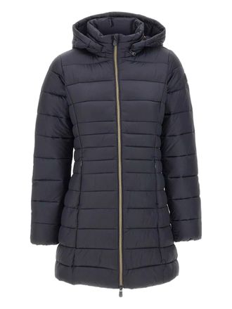 Save The Duck Cappotto Iris Reese trapuntato con cappuccio - Nero