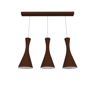 Lumicom Jaqueline L&aacute;mpara De Techo Lineal Corten Hoja