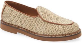 Jacques Solovi&egrave;re Lex Raffia Loafer at Nordstrom, Size 41.5