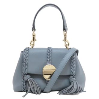 Chloé Pre-owned Handbags, female, Blue, Size: ONE SIZE Pre-owned Leather Handbag