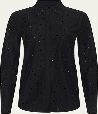 L'agence Ellery Crystal Poplin Shirt