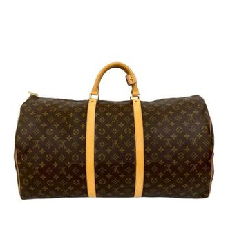 Louis Vuitton Pre-owned Weekend Bags, unisex, Brown, Size: ONE SIZE Pre-owned Fabric Travel Bag