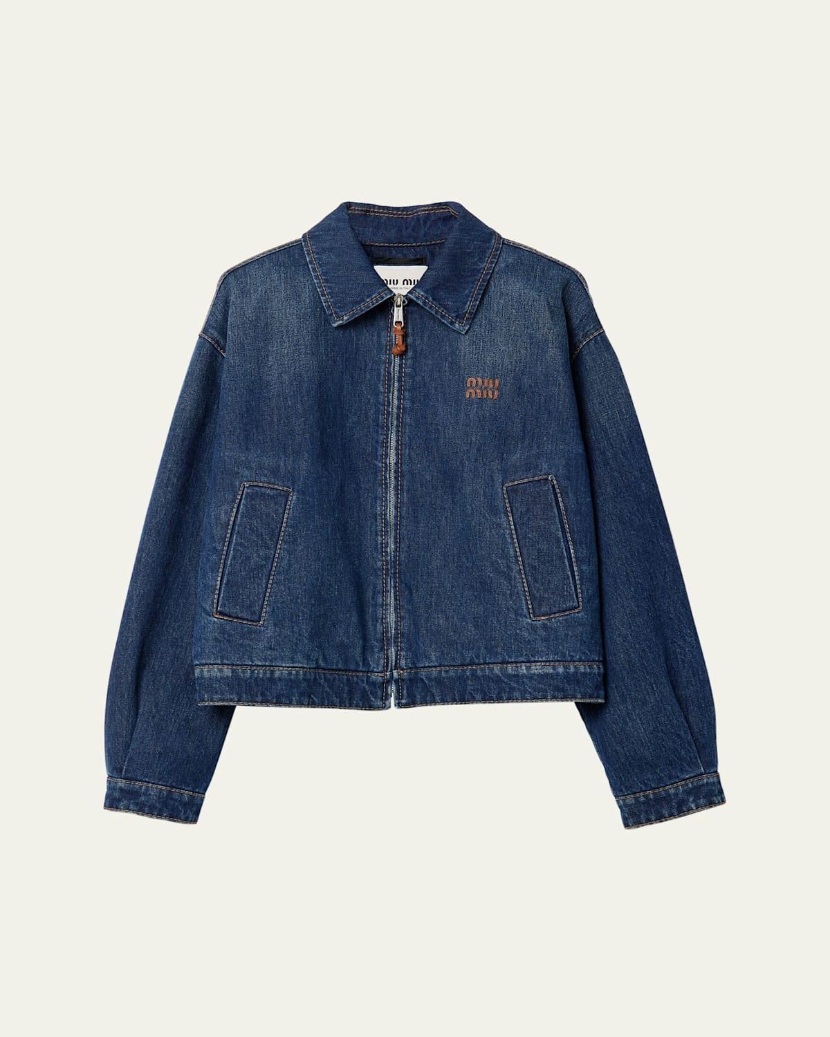 Women's Miu Miu Denim Jackets - up to −34% | Stylight