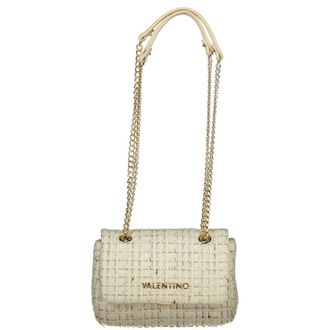 Mario Valentino Tassen, Dames, Beige, ONE Size, Polyester, 2-Handle Chain Shoulder Bag