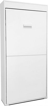 Muemue Cama Abatible Vertical Aglomerado Melaminizado Blanco 90x190cm