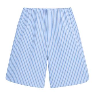Frankie Shop Elyn Cotton Bermuda Shorts - Shorts - Mujer - Azul - L