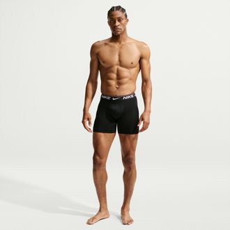 Nike Mens Ultra Comfort Dri-FIT Boxer Briefs (3-Pack) in Grey | KE1257-032