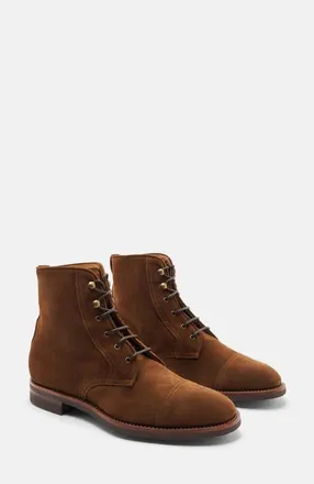 Scarosso Paolo Boots in Light Brown - Suede at Nordstrom, Size 42.5