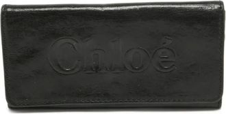 Chloé Portafoglio in pelle - Nero