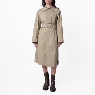 Burberry Gabardine Bradford Car Coat, Brand Size 0 ( US Size 00 )