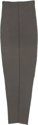 Rick Owens Rokken, Dames, Grijs, XS, Donkere stofzuiger Pilaar Rok