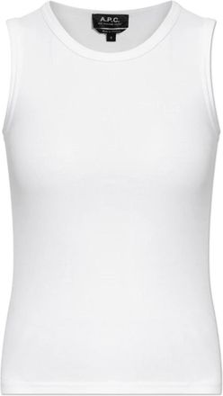 A.P.C. Mujer, Camisetas, Blanco, Talla: S