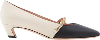 Bally Sylt Square Toe Patent-Leather Pumps, Size 5.5