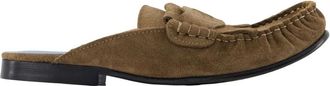 Marni Sabots - Dames - Slip ons - Bruin - 37 EU - Leer - Schoenen