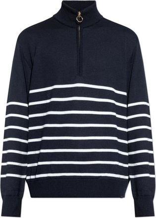 Paul & Shark Truien & Vesten, Heren, Blauw, S, Wol, Trui met ritssluiting halslijn