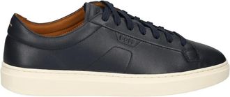 BOSS leather sneakers - Blue