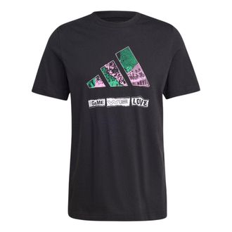 adidas Mantra Game Graphic T-shirt Asia Sizing Black IS9326