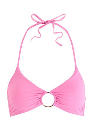 Melissa Odabash Hamburg Halterneck Bikini top - Pink - 44 (UK12 / M)