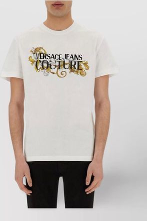 Versace Jeans Couture baroque logo crew neck t-shirt