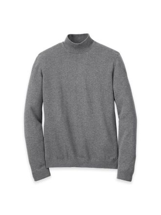 Paul Fredrick Supima Cotton Mock Neck Sweater