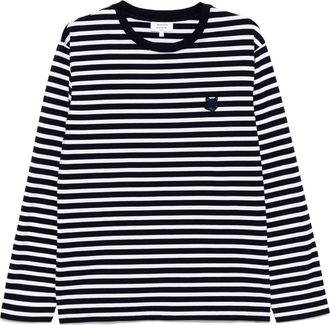 Maison Kitsuné Maison Kitsuné Bold Fox Head Patch Comfort Marin Tee Shirt