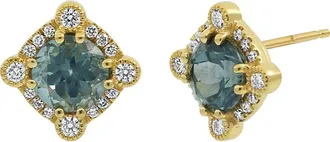 Bony Levy Spinel & Diamond Stud Earrings (Nordstrom Exclusive) in 18K Yellow Gold at Nordstrom