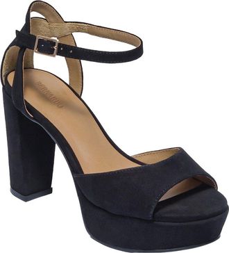 Bernardo Valeria Suede Platform Sandal