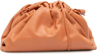 Bottega Veneta Pre-owned Cross Body Bags, female, Brown, Size: ONE SIZE Pre-owned Pouch Leather Handbag