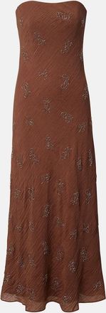 Staud Cassie beaded organza maxi dress