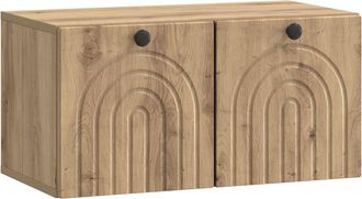 vidaXL Mueble Para Tv De Pared 59,5 X 31 X 30 Cm Roble Artisan Vidaxl