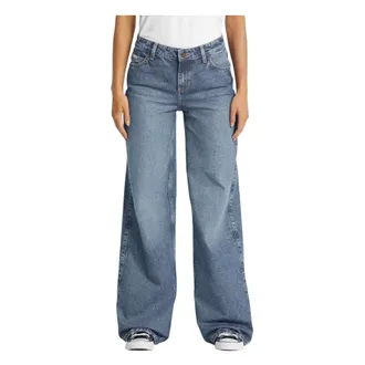 Guess Wide Jeans, female, Blue, Size: W30 Wide Leg Jeans