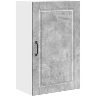 vidaXL Mueble De Cocina Con Estante Gris Concreto 50 X 31 X 80 Cm Vidaxl