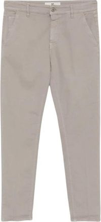 Pantaloni Torino Slim-fit Broeken - Heren - Slim Fit Broeken - Beige - W31 - Katoen - Broeken