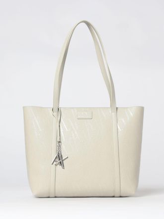 A|X Armani Exchange Borsa in pelle sintetica a grana con logo impresso