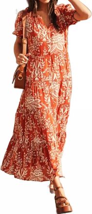 Petite Mendigote Romy Midi Dress In Terra