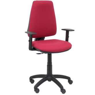 Piqueras y Crespo Silla Elche Cp Bali Granate Brazos Regulables