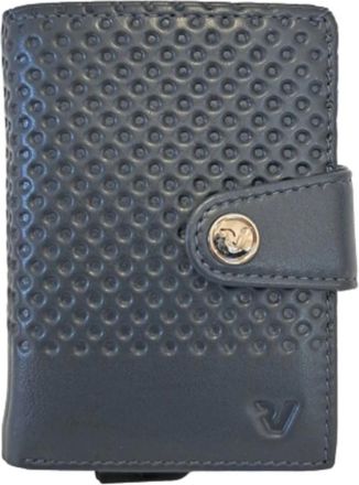 Roncato Kaarthouder Iron 4.0 - Heren - Portefeuilles - Blauw - ONE Size - Leer - Accessoires