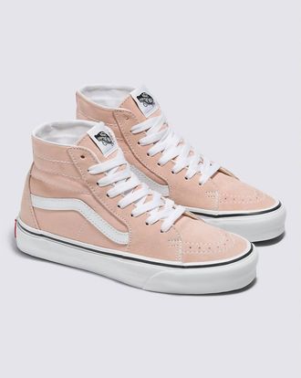 Vans Womens Sk8-Hi Tapered Sneaker In Rose Smoke