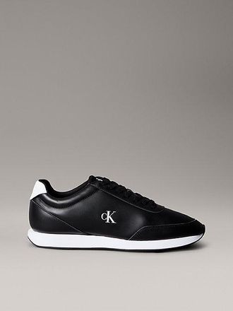 Calvin Klein Zapatillas de running de piel con logo distintivo
