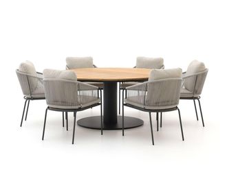 Suns Revello/Grado &oslash;170cm dining tuinset 7-delig