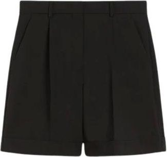 Max Mara Dames, Korte broeken, Zwart, Maat: XS Wol