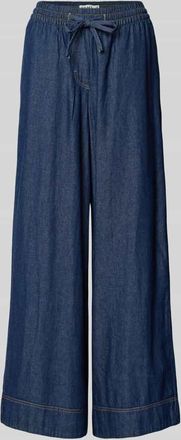 Ichi Wide Fit Jeans mit elastischem Bund Modell Archer in Dunkelblau, Gr&ouml;&szlig;e 34