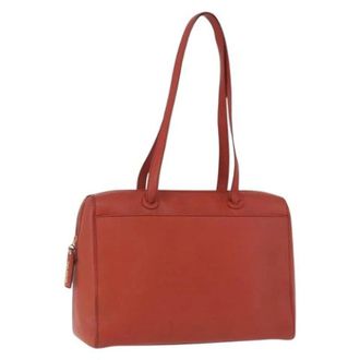 Chanel unisex, Pre-owned, Rood, Maat: ONE Size Leer