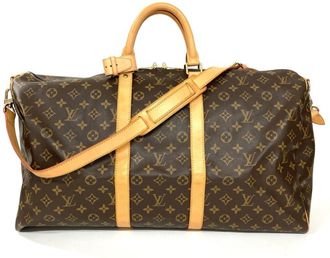 Louis Vuitton Black Monogram Canvas Boston Bag (Pre-Owned)