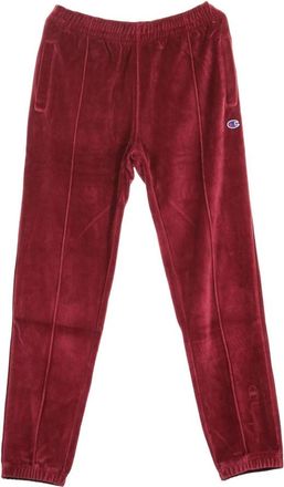 Champion Rechtgesneden Broek - Heren - Sweatpants - Rood - S - Katoen - Broeken