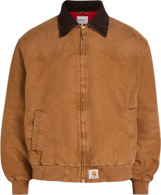Carhartt Work in Progress Santa Quilted Cotton Jacket - Light Brown - XL